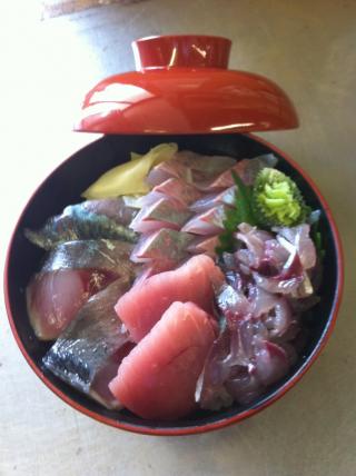 9月10日　あじろ時魚丼